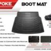 Mercedes E Class Boot Liner Mat W212 2009-2013 Saloon - Image 2